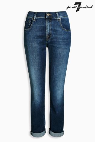 Mid Wash 7 For All Mankind Relaxed Skinny Jean